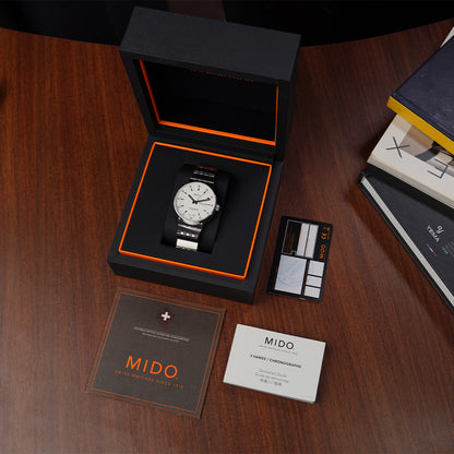 MIDO All Dial M8340.4.B1.11 Chronometer Automatic White Dial