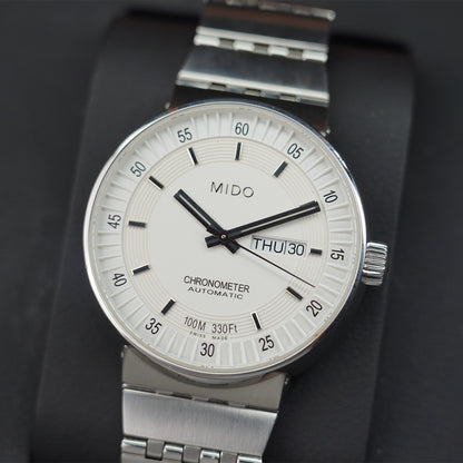 MIDO All Dial M8340.4.B1.11 Chronometer Automatic White Dial