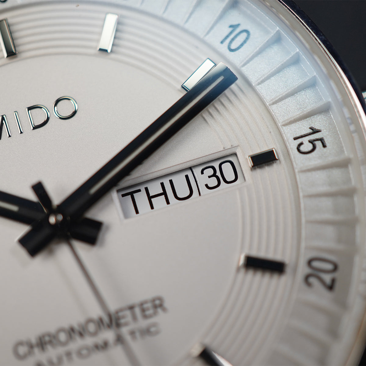 MIDO All Dial M8340.4.B1.11 Chronometer Automatic White Dial