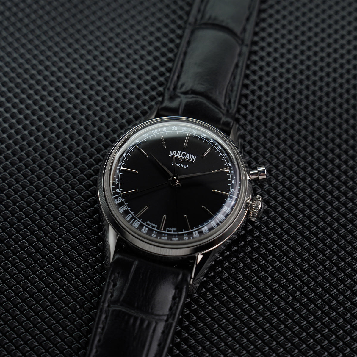 Vulcain Cricket President 100172A00.BAL301 Black Dial