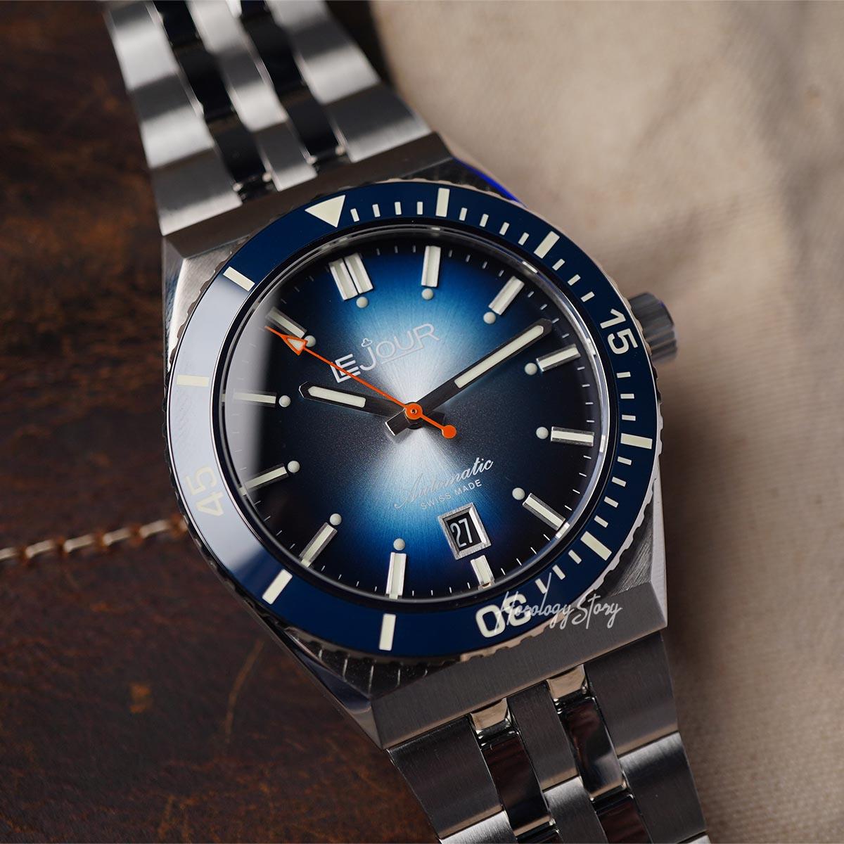 Le Jour Delmare Blue Sunray Dial - Horology Story Youtube Store