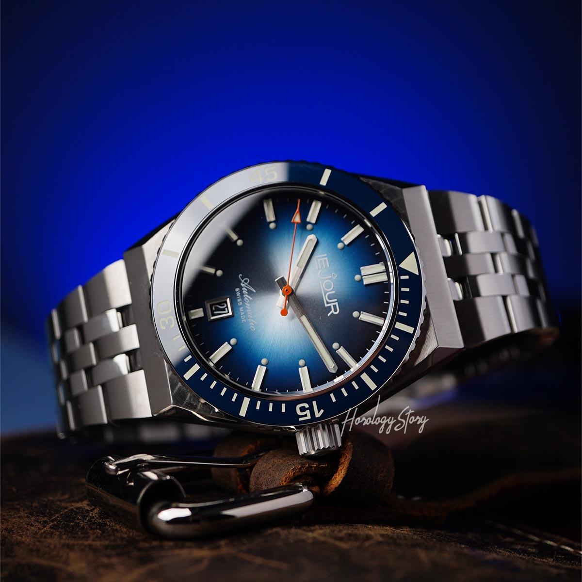 Le Jour Delmare Blue Sunray Dial - Horology Story Youtube Store