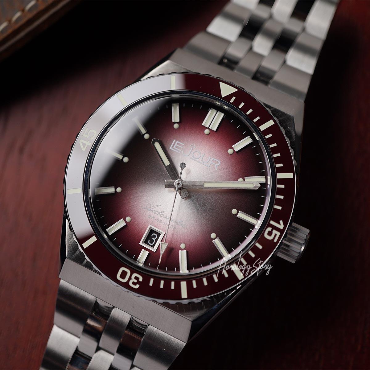 Le Jour Delmare Brown Sunray Dial - Horology Story Youtube Store