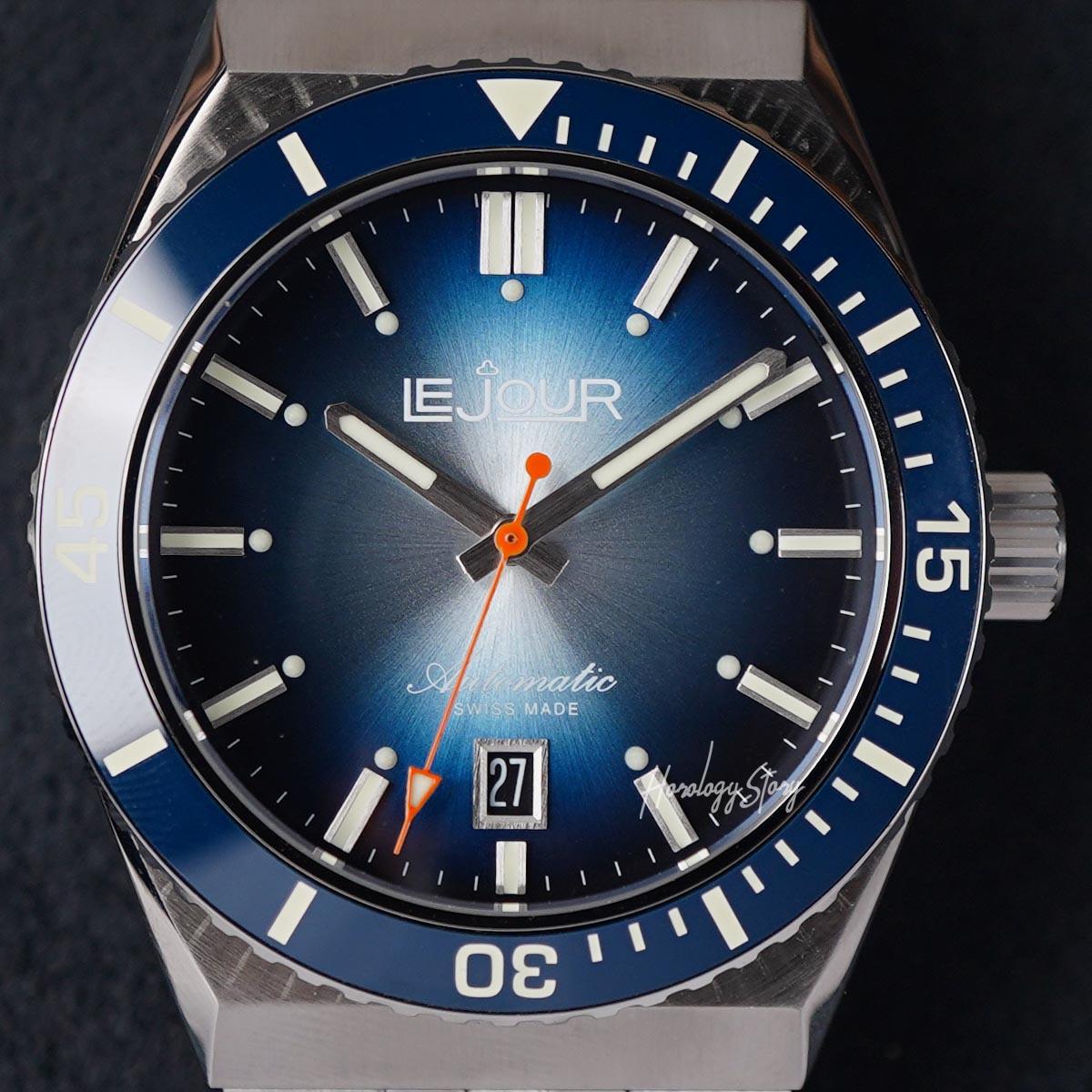 Le Jour Delmare Blue Sunray Dial - Horology Story Youtube Store