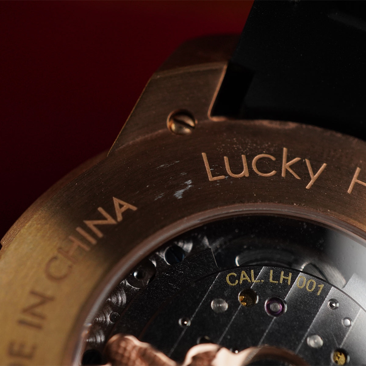 LUCKY HARVEY Rose Gold Dragon Ball Automatic