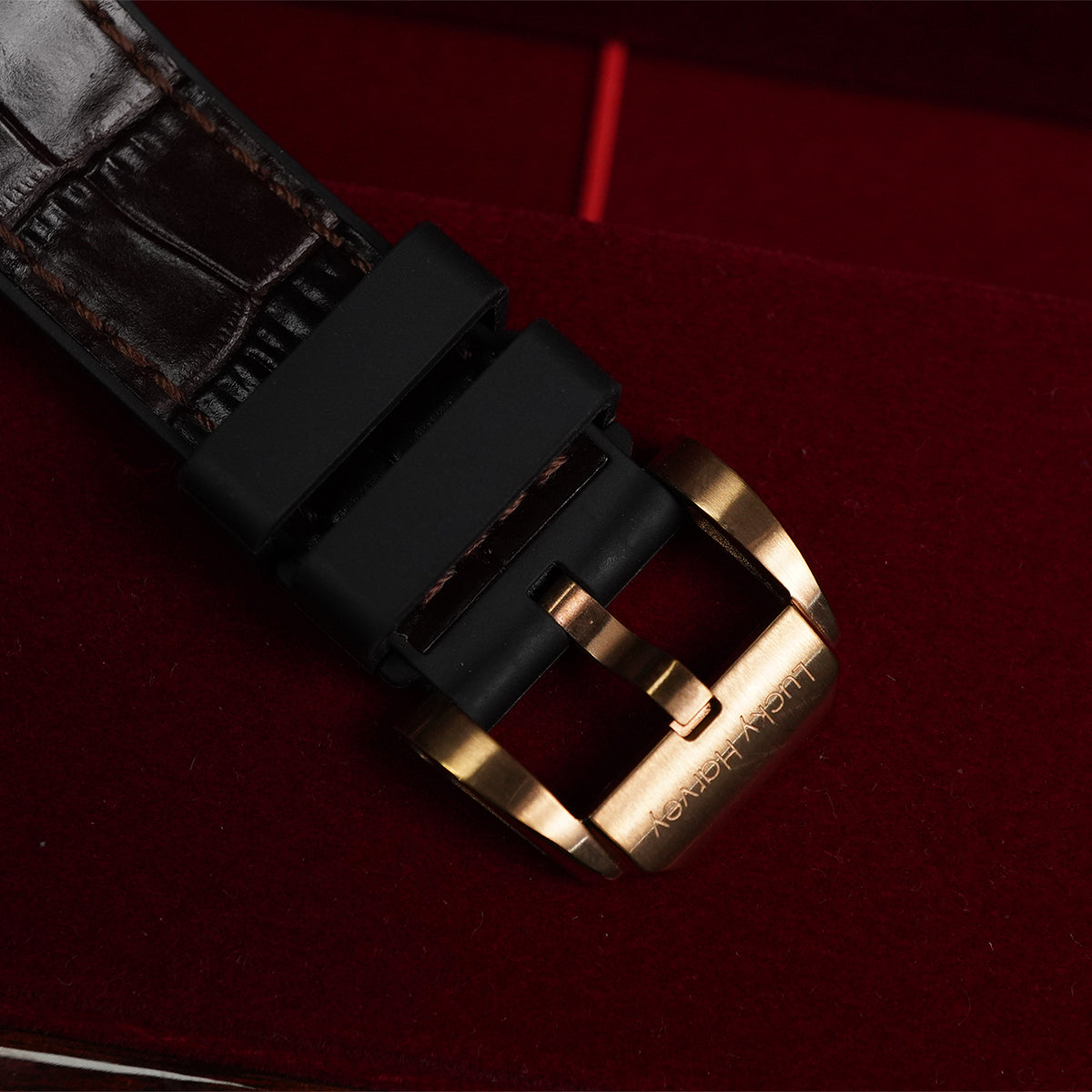 LUCKY HARVEY Rose Gold Dragon Ball Automatic