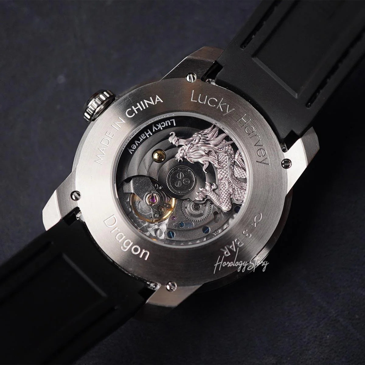 LUCKY HARVEY Silver Dragon Ball Automatic - Horology Story Youtube Store