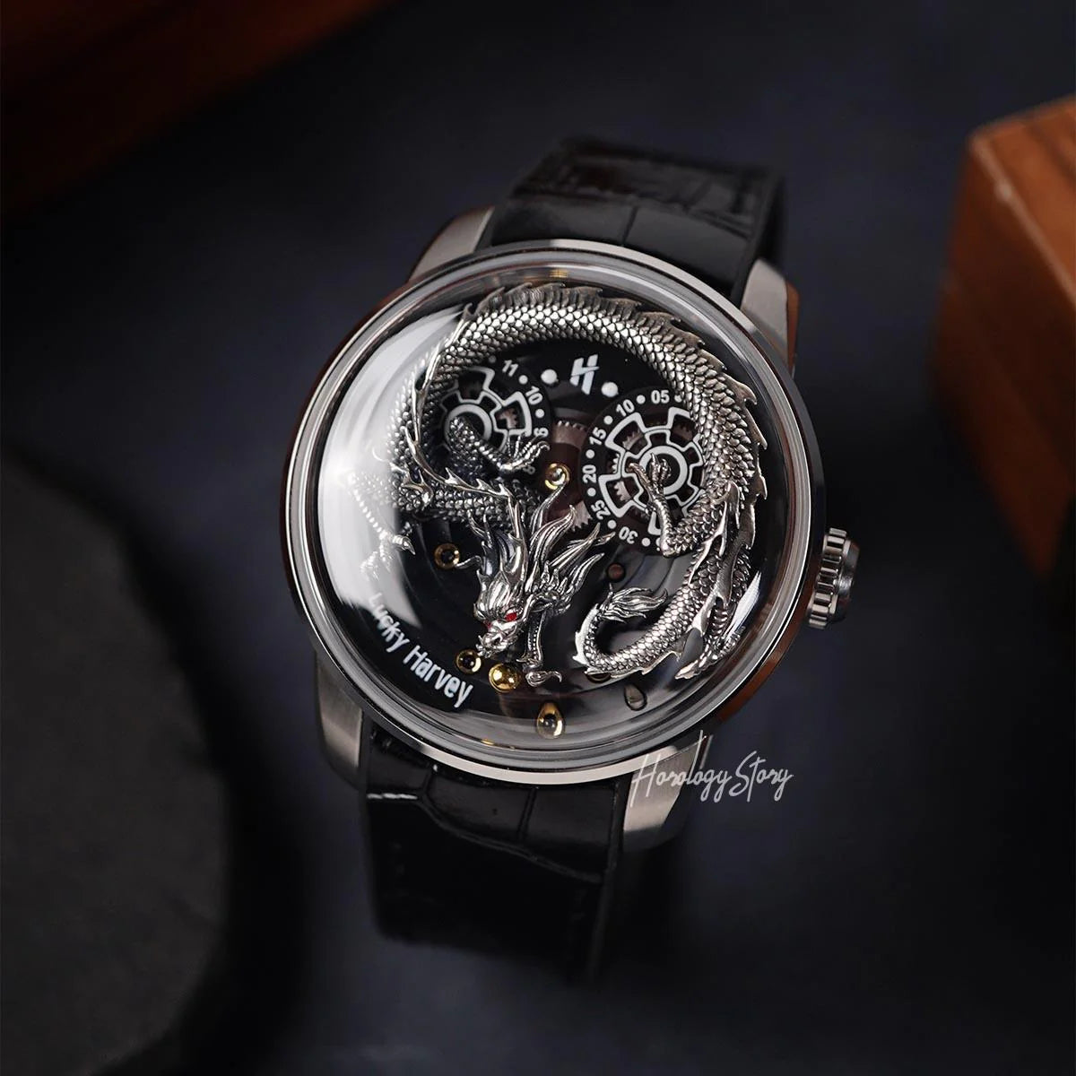 LUCKY HARVEY Silver Dragon Ball Automatic - Horology Story Youtube Store