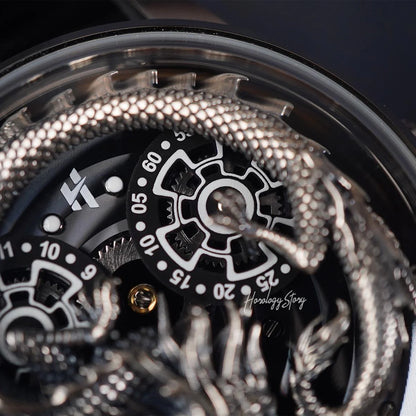 LUCKY HARVEY Silver Dragon Ball Automatic - Horology Story Youtube Store