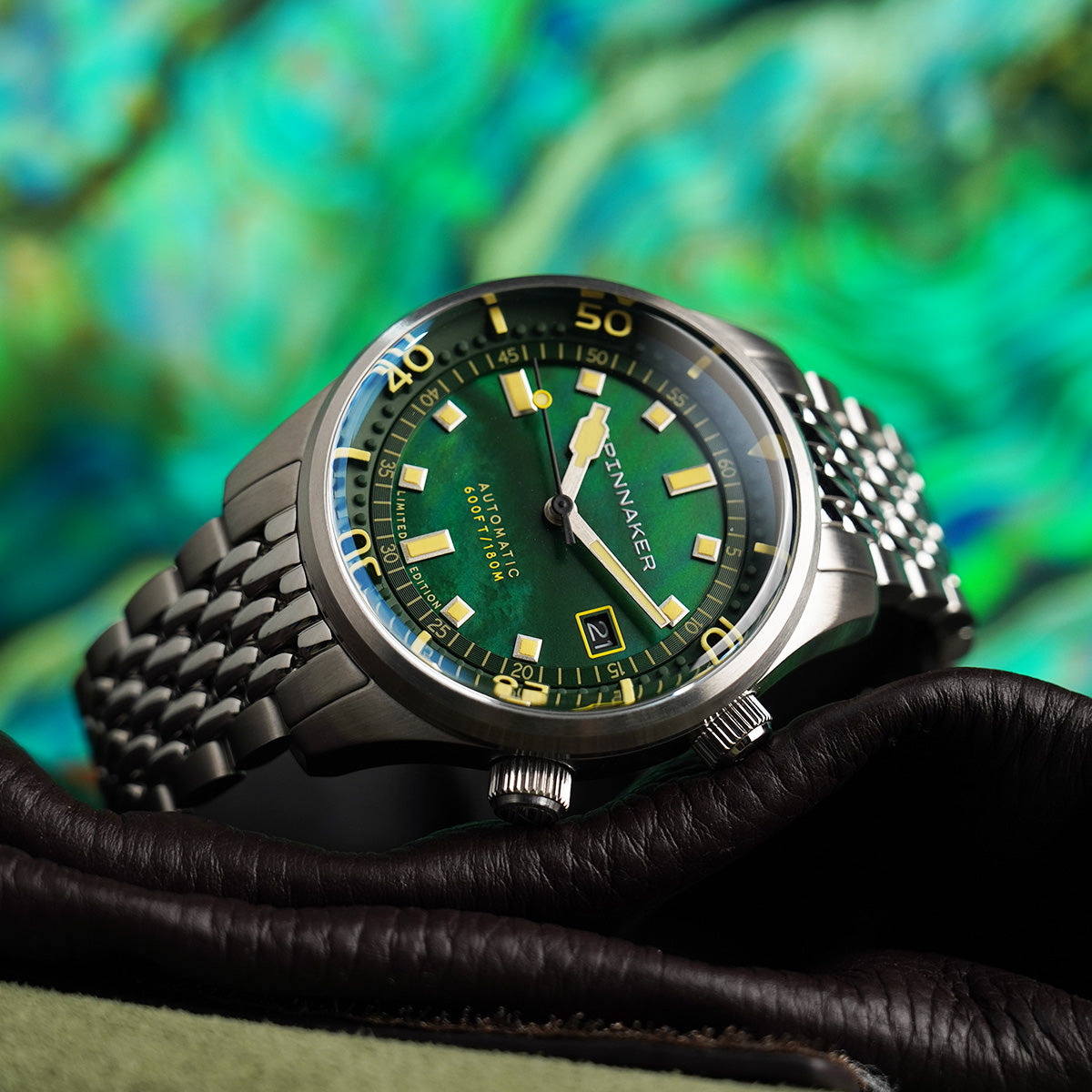 Bradner Pearl Diver Automatic SP-5158-11 Emerald Tide