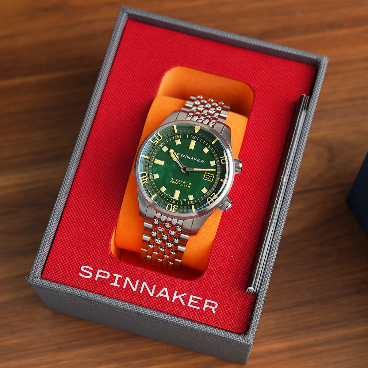 Bradner Pearl Diver Automatic SP-5158-11 Emerald Tide