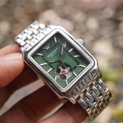 Emporio Armani Meccanico Green Dial AR60067