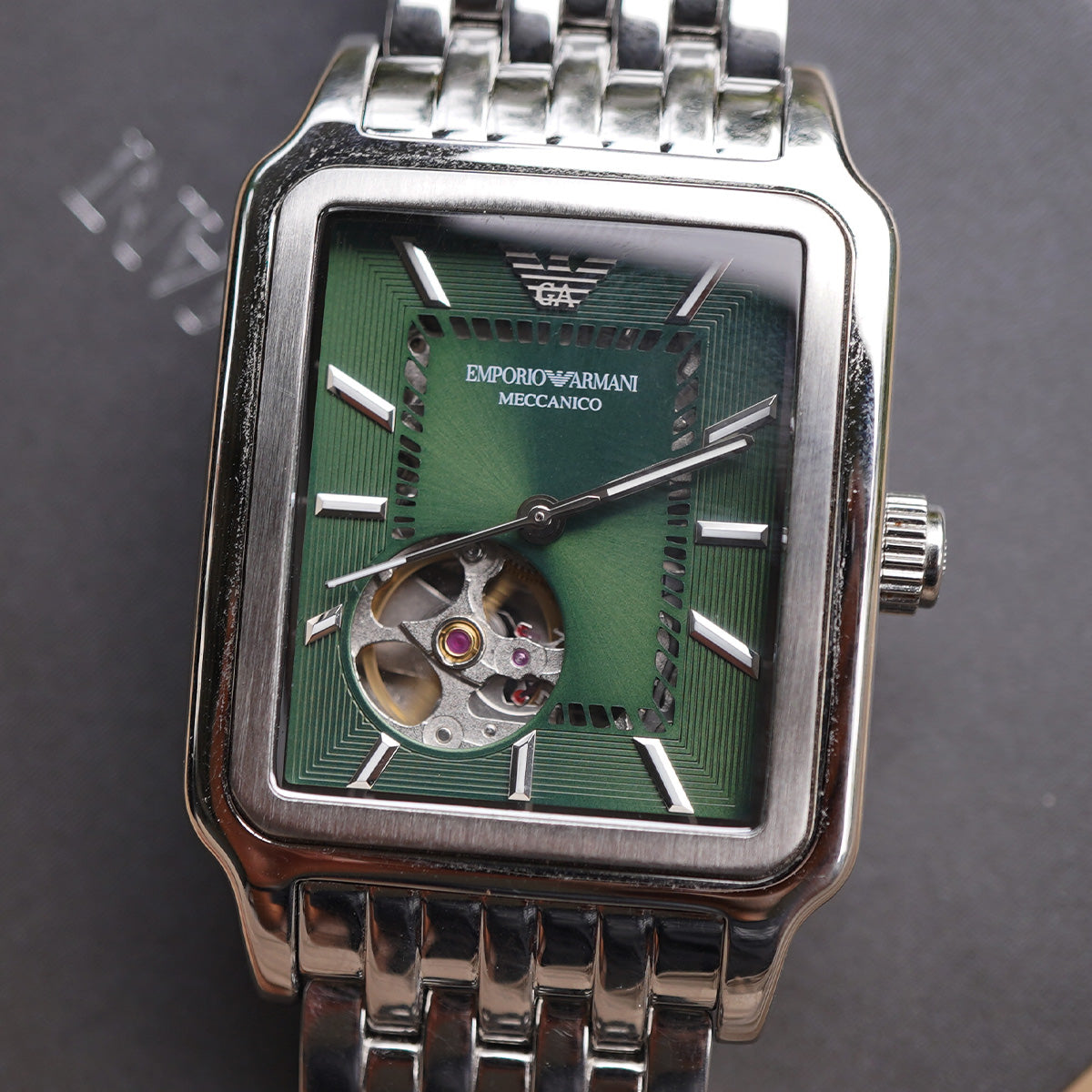 Emporio Armani Meccanico Green Dial AR60067