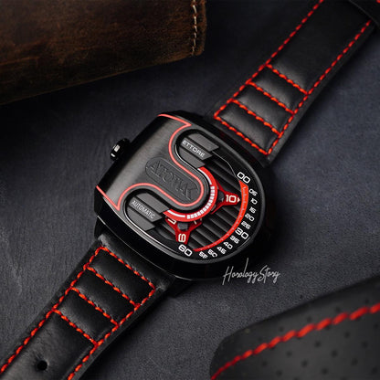 Atowak Ettore Drift Black Red - Horology Story Youtube Store