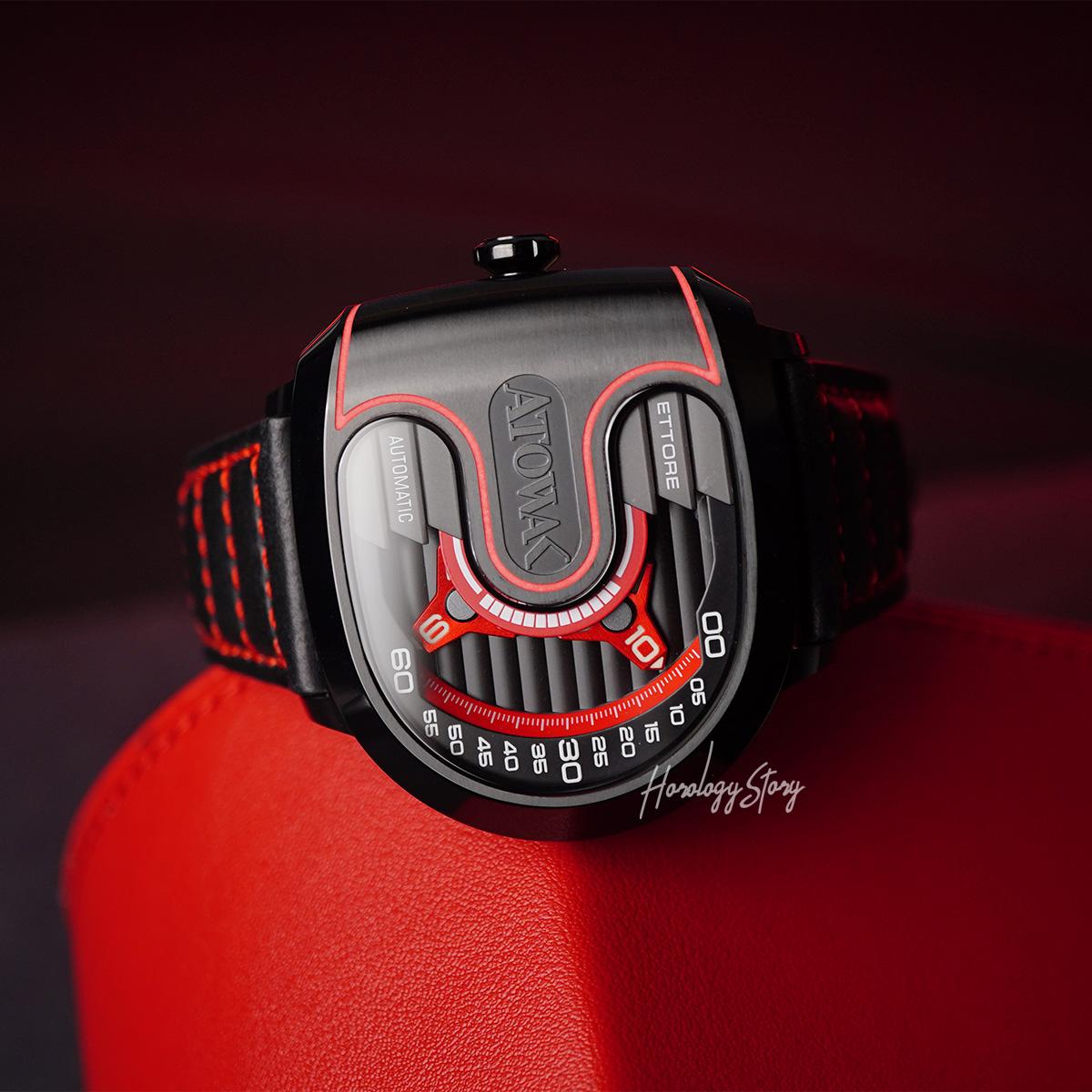 Atowak Ettore Drift Black Red - Horology Story Youtube Store
