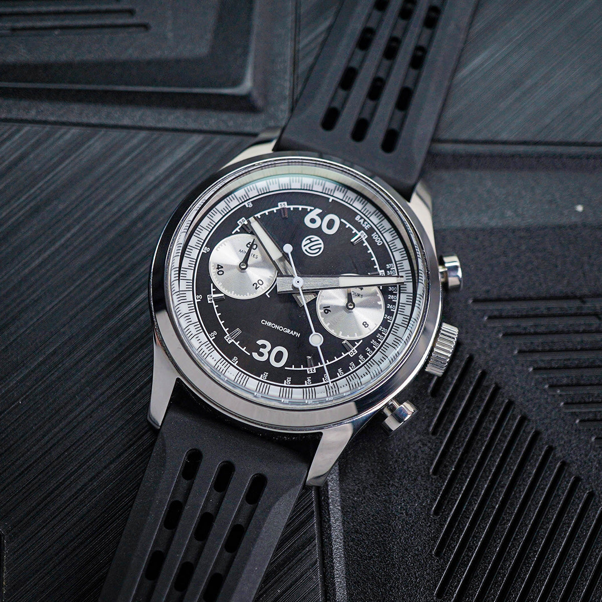 HS Premium FKM Rubber Strap 20mm for 60.30