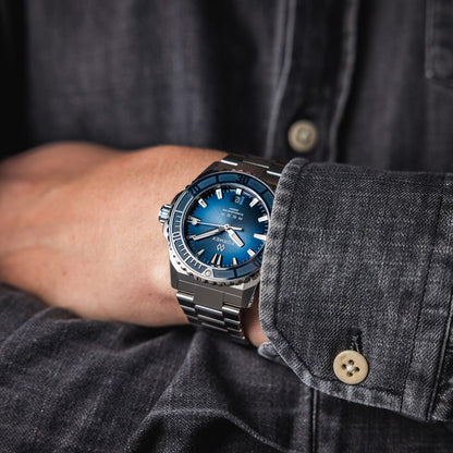 Formex Reef 39,5mm Blue Dial Blue Ceramic Bezel COSC - Horology Story Youtube Store