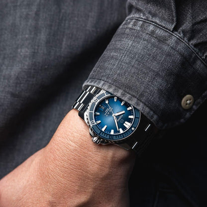 Formex Reef 39,5mm Blue Dial Blue Ceramic Bezel COSC - Horology Story Youtube Store