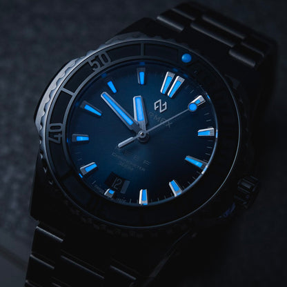 Formex Reef 39,5mm Blue Dial Blue Ceramic Bezel COSC - Horology Story Youtube Store