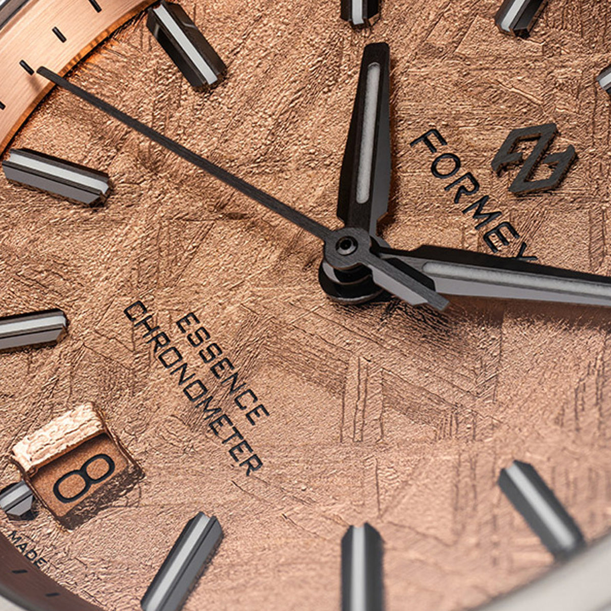 Formex Essence 39 Space Gold Meteorite Dial COSC - Horology Story Youtube Store