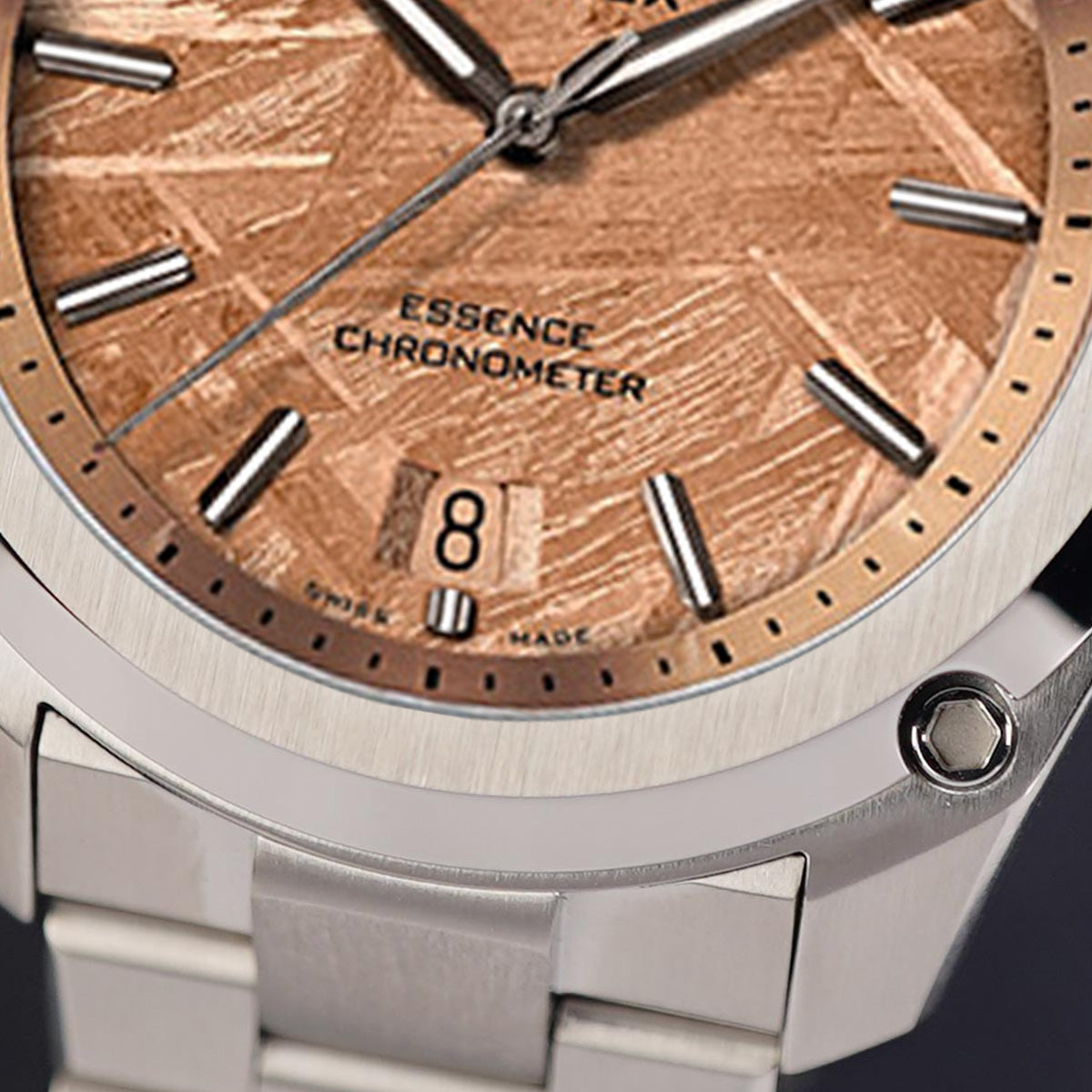 Formex Essence 39 Space Gold Meteorite Dial COSC - Horology Story Youtube Store