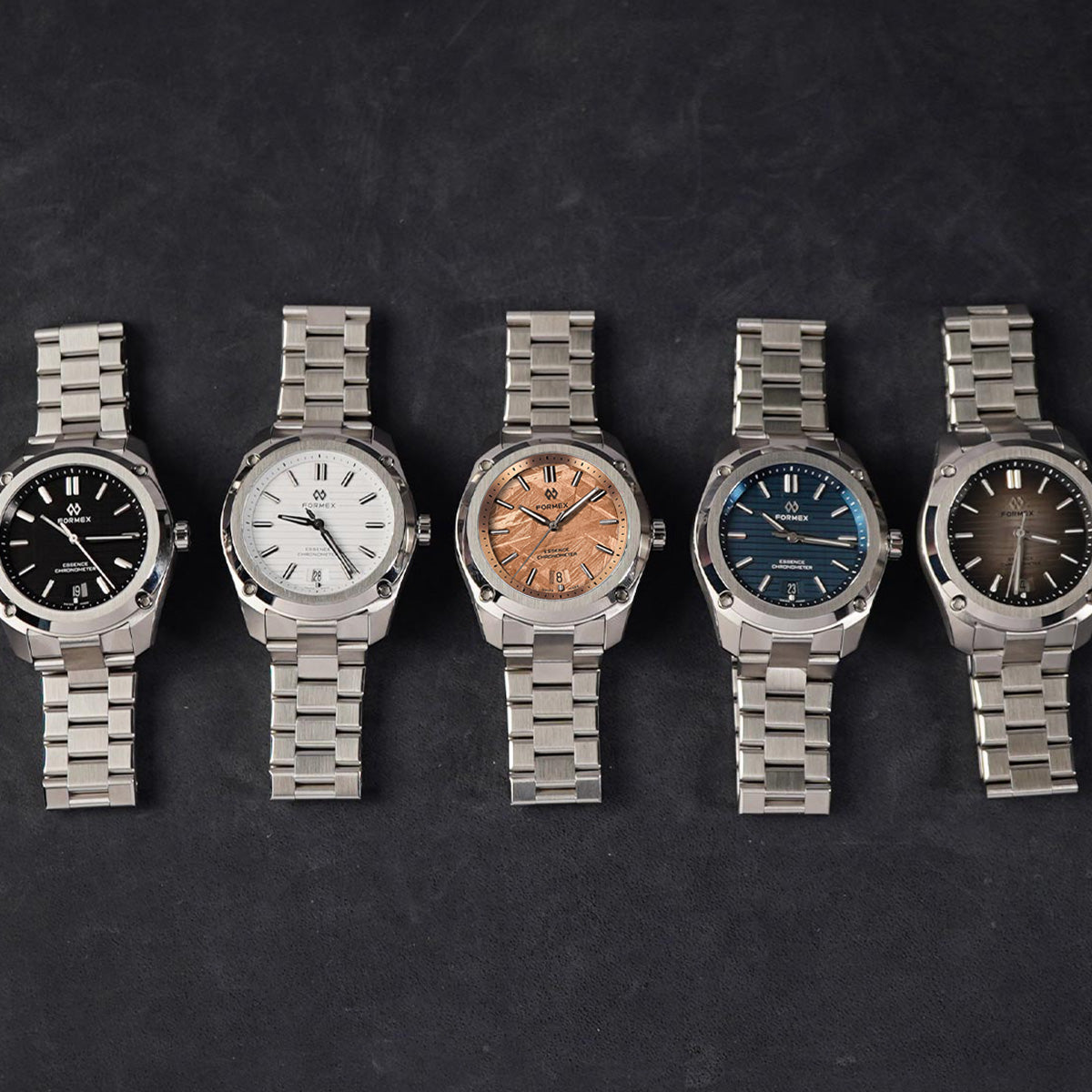 Formex Essence 39 Space Gold Meteorite Dial COSC - Horology Story Youtube Store