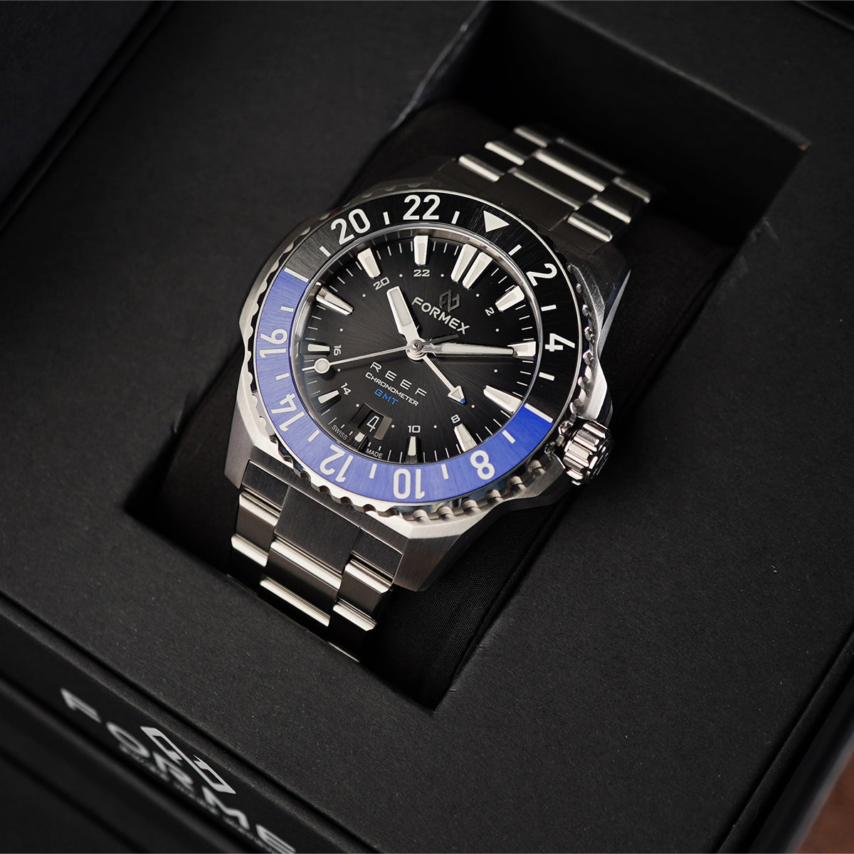 Formex Reef GMT 42mm Black Dial Ceramic Bezel COSC