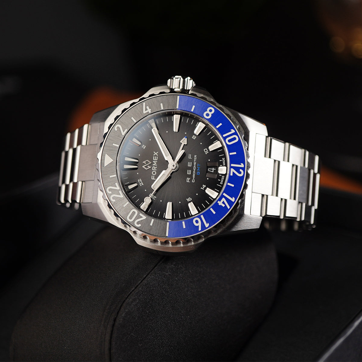 Formex Reef GMT 42mm Black Dial Ceramic Bezel COSC