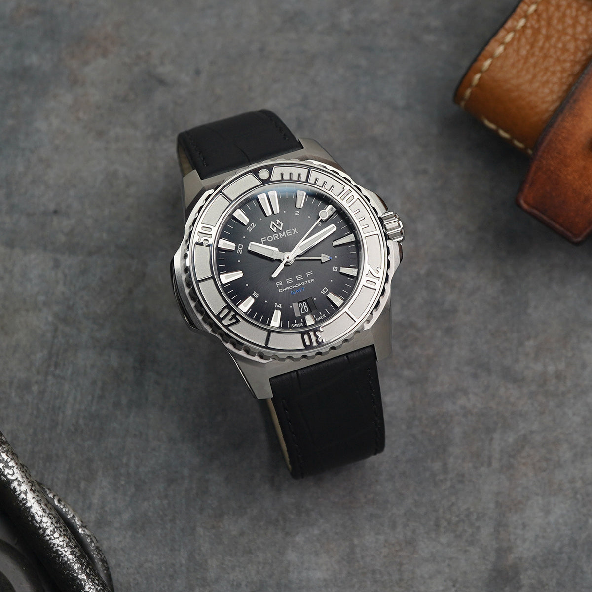 Formex Reef GMT 42mm Black Dial Ceramic Bezel COSC