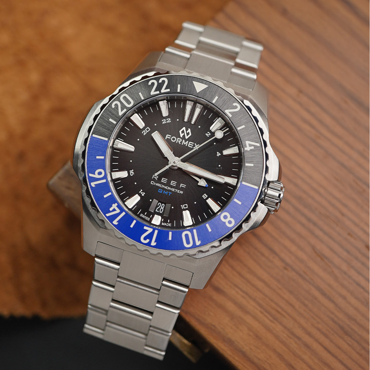Formex Reef GMT 42mm Black Dial Ceramic Bezel COSC