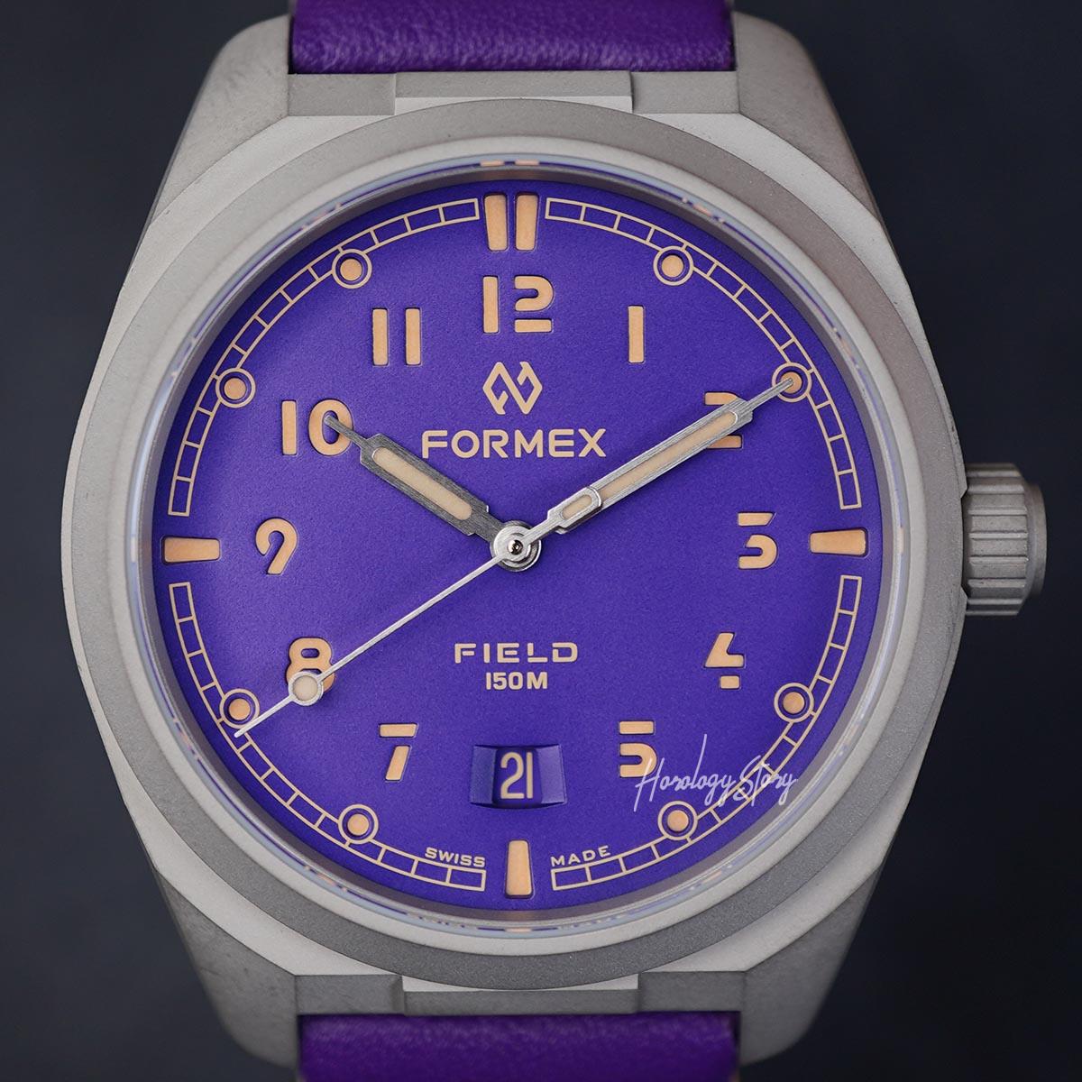Formex Field Titanium Ultra Violet Dial - Horology Story Youtube Store
