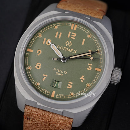 Formex Field Titanium Sage Green Dial - Horology Story Youtube Store