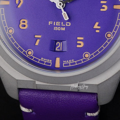 Formex Field Titanium Ultra Violet Dial - Horology Story Youtube Store