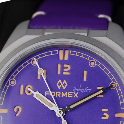 Formex Field Titanium Ultra Violet Dial - Horology Story Youtube Store
