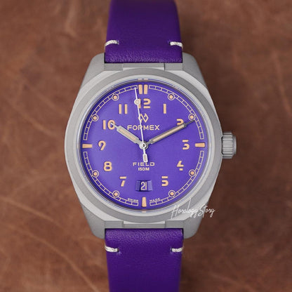Formex Field Titanium Ultra Violet Dial - Horology Story Youtube Store
