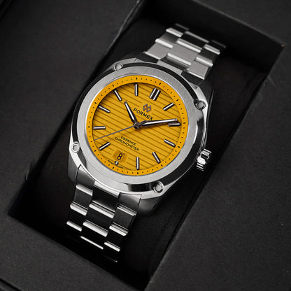 Formex Essence 39 Splash Sunflower Yellow Dial COSC