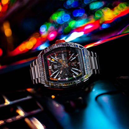 Geya Rainbow Zircon Series Automatic Red G78139