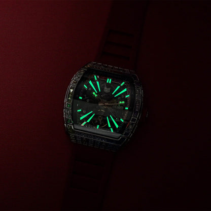 Geya Rainbow Zircon Series Automatic Red G78139