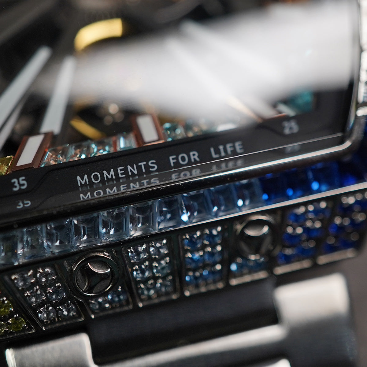 Geya Rainbow Zircon Series Automatic Red G78139