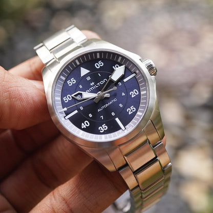 Hamilton Khaki Aviation Pilot Auto H76215140 Very Mint (RARE)