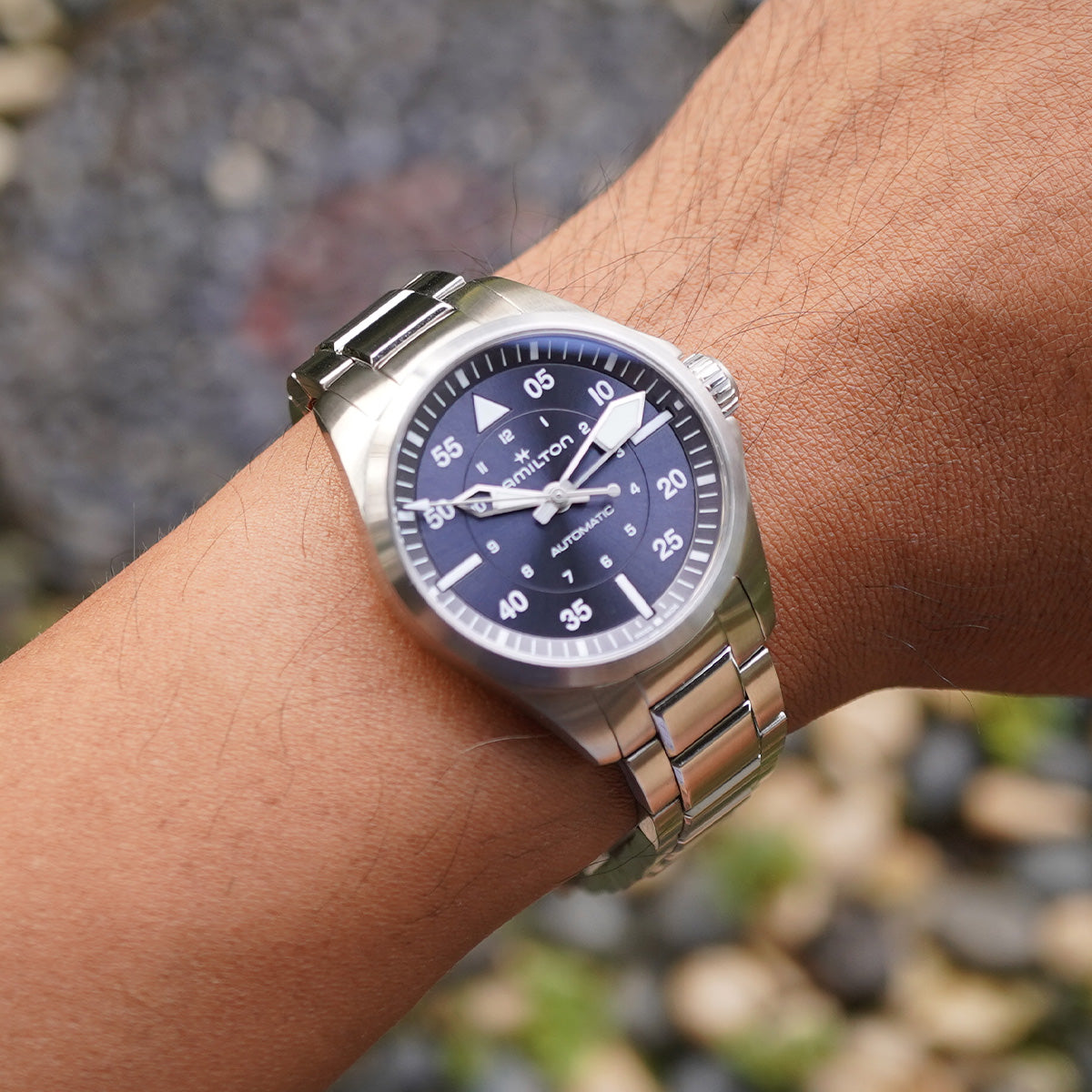 Hamilton Khaki Aviation Pilot Auto H76215140 Very Mint (RARE)