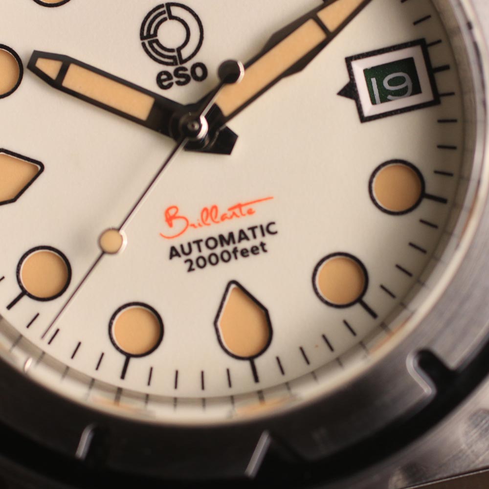 Esoteric Bathyal Brillante Stainless Steel Case White Fully Lume Dial - Horology Story Youtube Store
