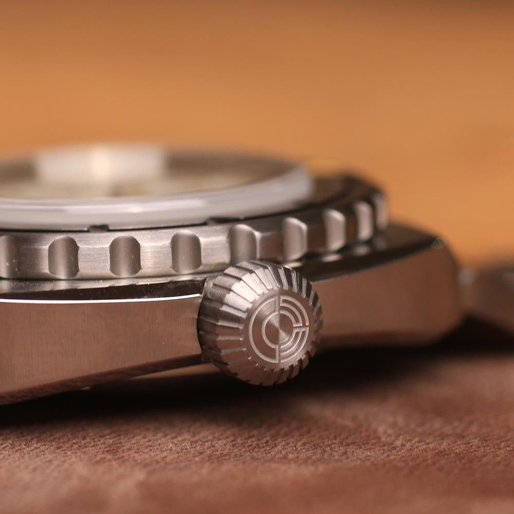 Esoteric Bathyal Brillante Stainless Steel Case White Fully Lume Dial - Horology Story Youtube Store