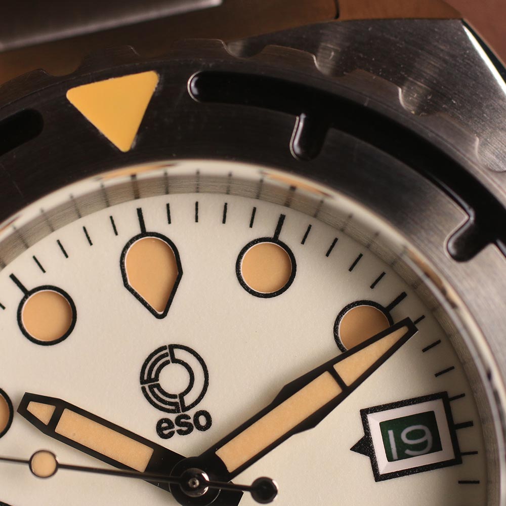 Esoteric Bathyal Brillante Stainless Steel Case White Fully Lume Dial - Horology Story Youtube Store