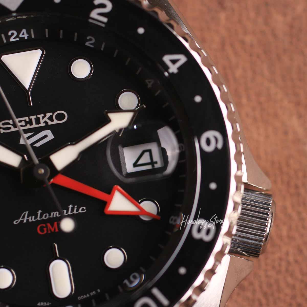 Seiko 5 Sports GMT Seiko SSK001K1 Black Grape - Horology Story Youtube Store