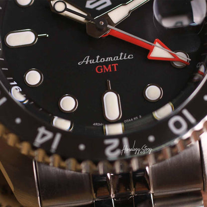 Seiko 5 Sports GMT Seiko SSK001K1 Black Grape - Horology Story Youtube Store