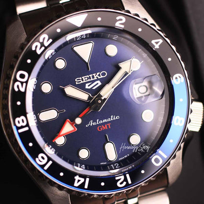 Seiko 5 Sports GMT Seiko SSK003K1 Batman - Horology Story Youtube Store