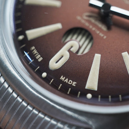 Ichnos Costerio Tobacco On Bracelet & Leather Strap