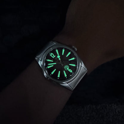 Ichnos Costerio Tobacco On Bracelet & Leather Strap