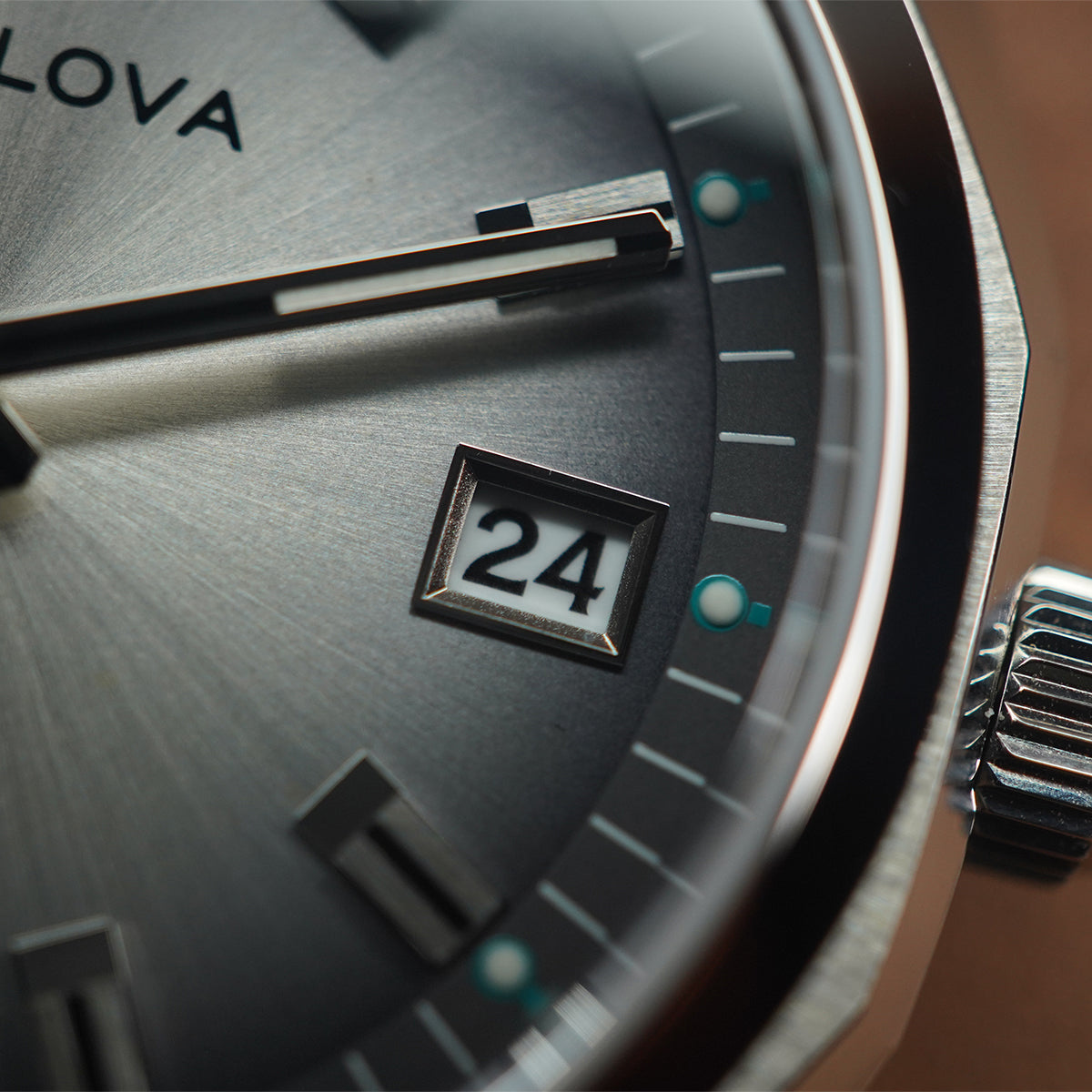 Bulova Jet Star BLV 96B414 Silver Dial